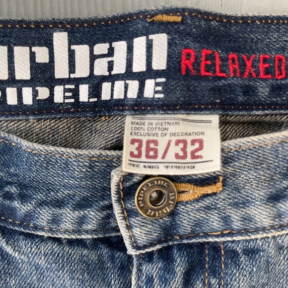 Urban Pipeline Men's Relaxed Bootcut Jeans Size 36x32 - Picture 5 of 7